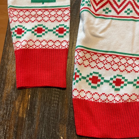 Ugly Christmas Sweater - Red, Green, and White Crewneck - Picture 4 of 7